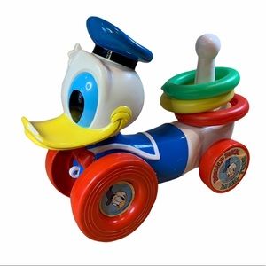 Vintage 80’s Donald Duck-Infant Pull Toy